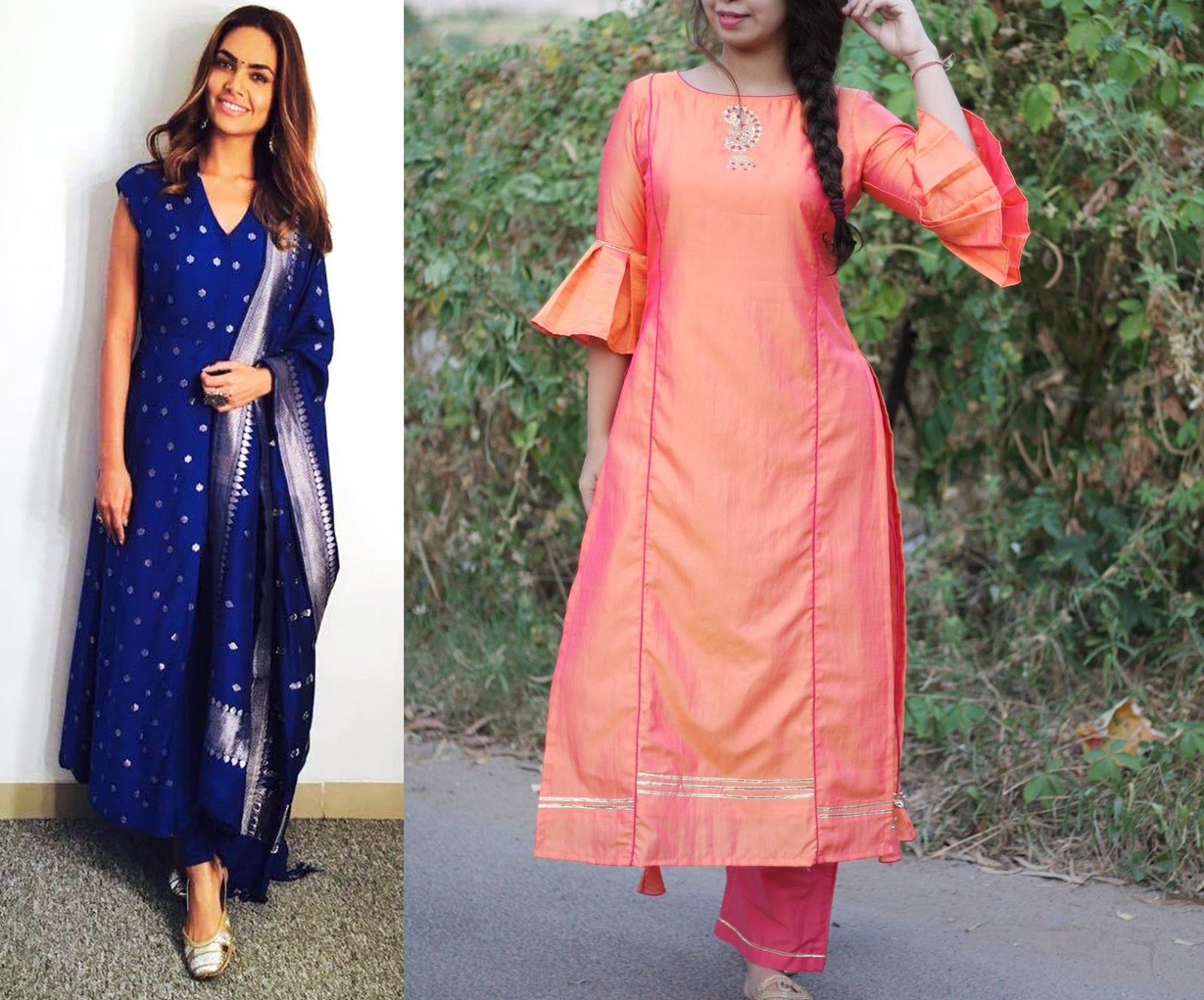Kurtis made top from old sarees